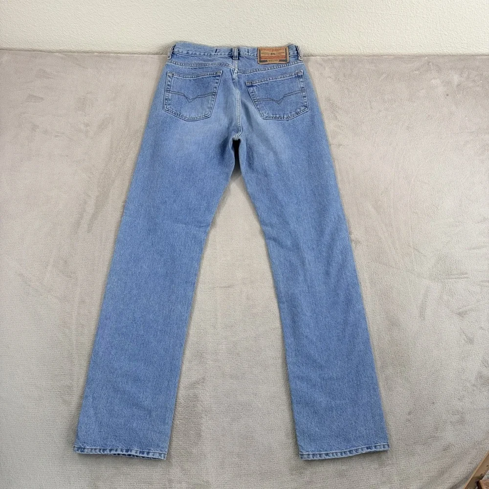 Diesel Kulter Straight Leg Jeans in Blue Men 30x34 Button Fly Made in‎ Italy